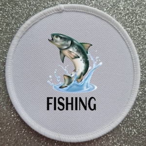 Fishing 3 Inch patch badge