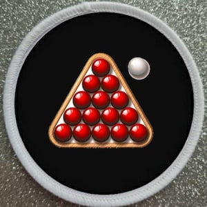 3 Inch Snooker patch badge