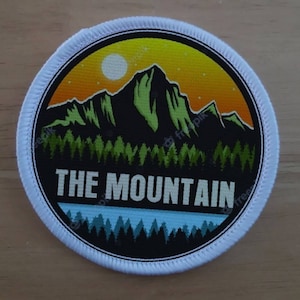 Mountain 3" Sublimation Patch badge