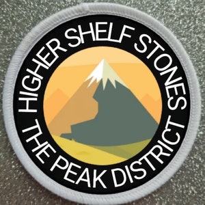 3 Inch Higher Shelf Stones The Peak District patch badge