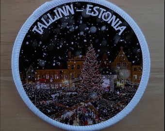 Tallinn Estonia 3" patch badge