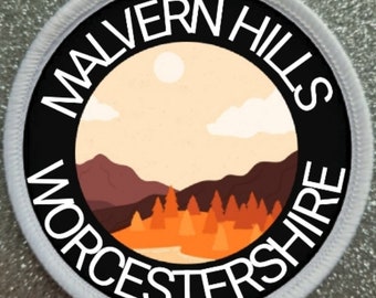 Malvern Hills Worcestershire England 3 Inch patch badge