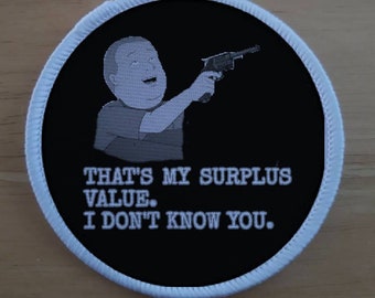 Anti Capitalism Patch Badge