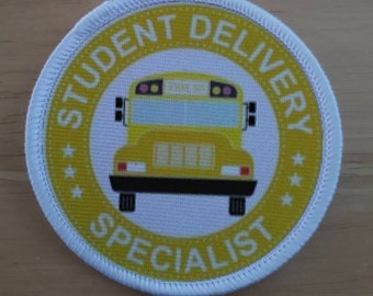 School Bus Patch Badge