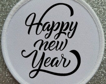 Happy New Year 3 Inch patch badge