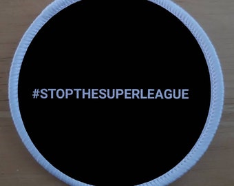 Arrêtez le badge de patch de football de la Super League