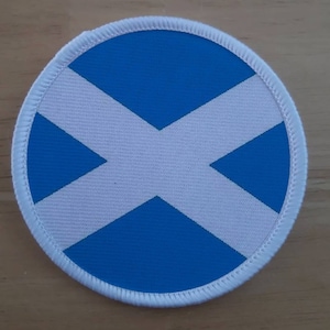 Scottish Saltire patch badge