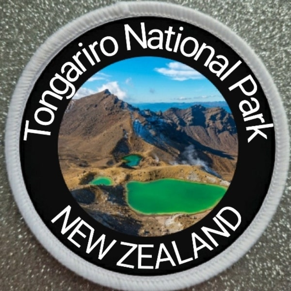 Insigne 3 pouces du parc national de Tongariro, Nouvelle-Zélande