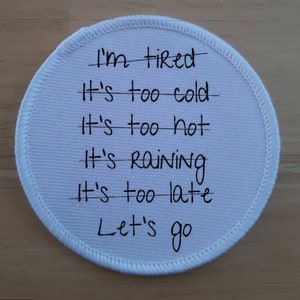 Fitness Motiverande sublimeringsmärke