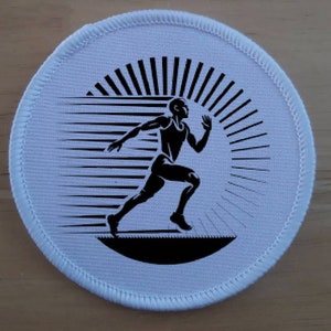 Running Athletics Sports patch badge
