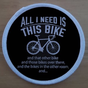 3" Cycling Cycle Fitness Bike Biking Sports patch badge