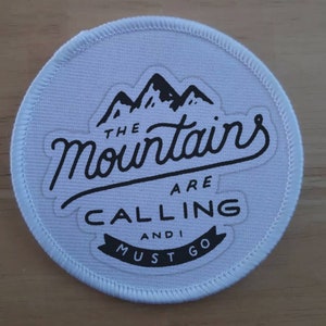 Mountains patch badge
