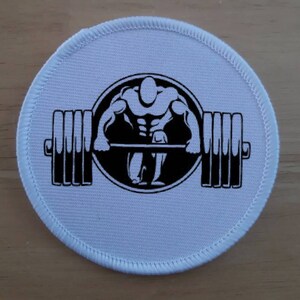 Fitness sublimation patch badge
