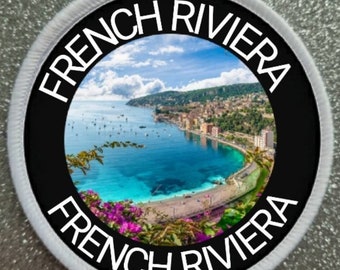 French Riviera South France 3 Inch patch badge