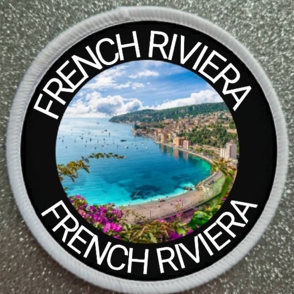 French Riviera South France 3 Inch patch badge