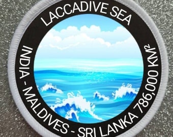 Insignia de parche Laccadive Sea 3 Inch