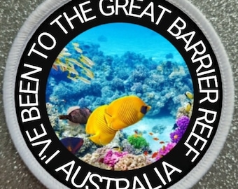 The Great Barrier Reef Australien 3-Inch-Aufnäher