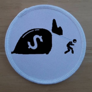 Anti Capitalism Patch Badge