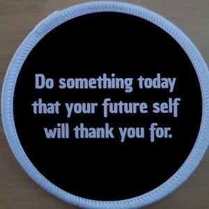 Positive Positivity Motivational Fitness Sports patch badge