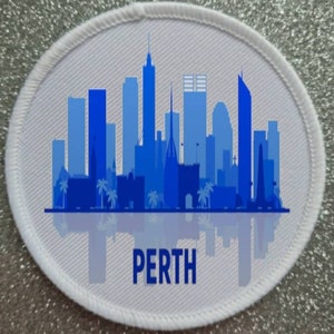 3 inch Perth Australia-patchbadge