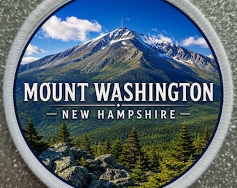 3 Inch Mount Washington New Hampshire USA patch  badge