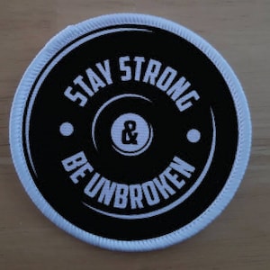 Fitness sublimation patch badge
