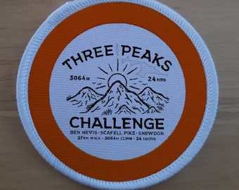 National Three Peaks Challenge Patch Badge