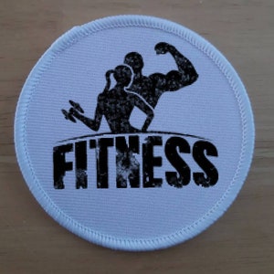 Fitness sublimation patch badge