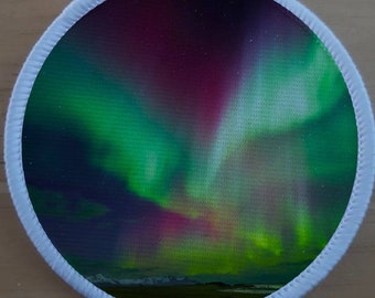 Northern Lights Night Sky Patch Badge