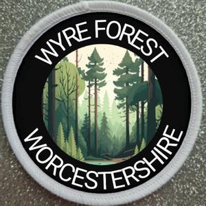 Wyre Forest Worcestershire 3 Inch patch badge