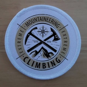 Climbing Mountain Hiking Outdoors Patch Badge