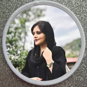 Masha Amini Iran 3 Inch patch badge Made in the UK