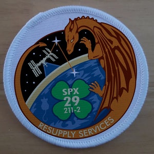 Space Mission sublimation patch badge