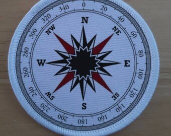 Orienteering Map Patch Badge