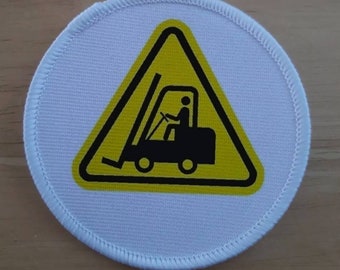 Fork lift patch badge