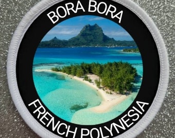 3 Inch Bora Bora French Polynesia patch badge