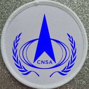 China Space Agency CNSA 3 Inch sublimation patch badge