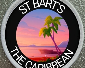St Barts The Caribbean 3 Inch patch badge
