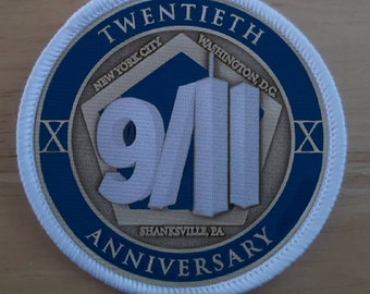 Patriot Day 2.5 inch Patch badge