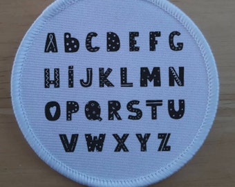 Emblema de patch do alfabeto