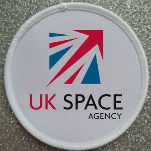 UK Space Agency sublimation patch badge