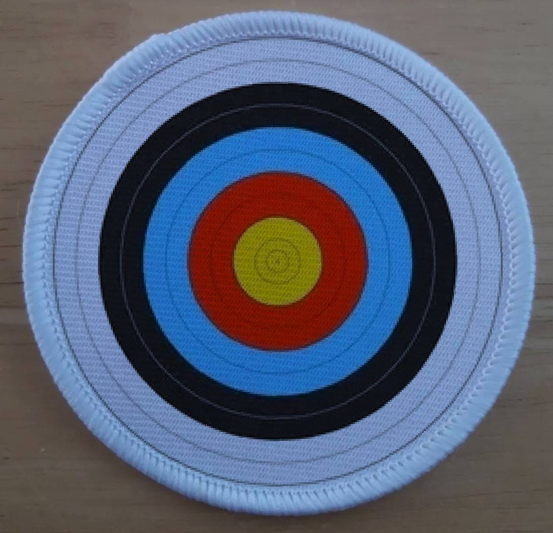 Patch badge ecusson imprime thermocollant tir a l'arc
