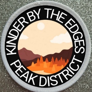 3 Inch The Peak District patch badge