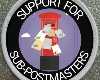 Supporto per badge patch Sub-Postmasters da 3 pollici