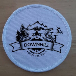 Downhill Biking patch badge