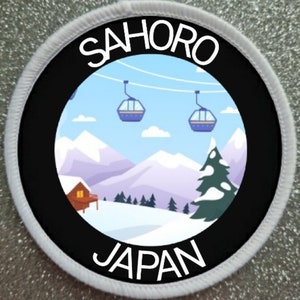 Sahoro Japan Ski Resort 3-tums märke