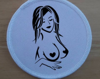 Badge patch de sublimation de beauté