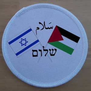 Peace Palestine Gaza 3 Inch patch badge - Made in the UK