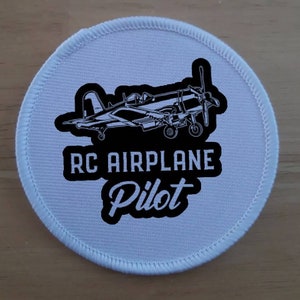RC Airplane patch badge