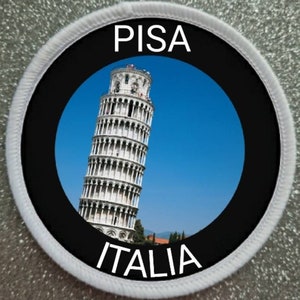 Pisa Italy 3 Inch patch badge